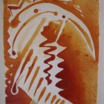 Peinture - Noix de kola